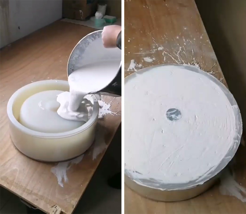 洗手盤硅膠模具生產(chǎn)使用